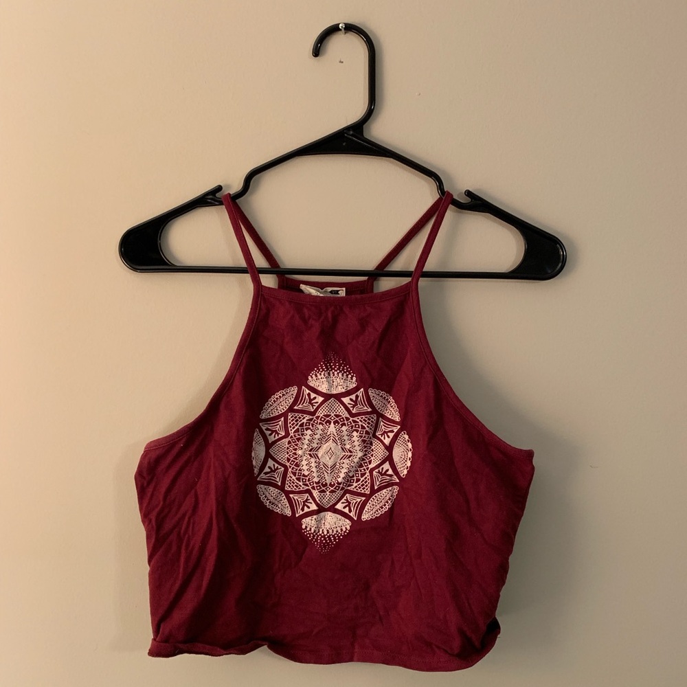 PacSun LA Hearts Mandala Crop Halter